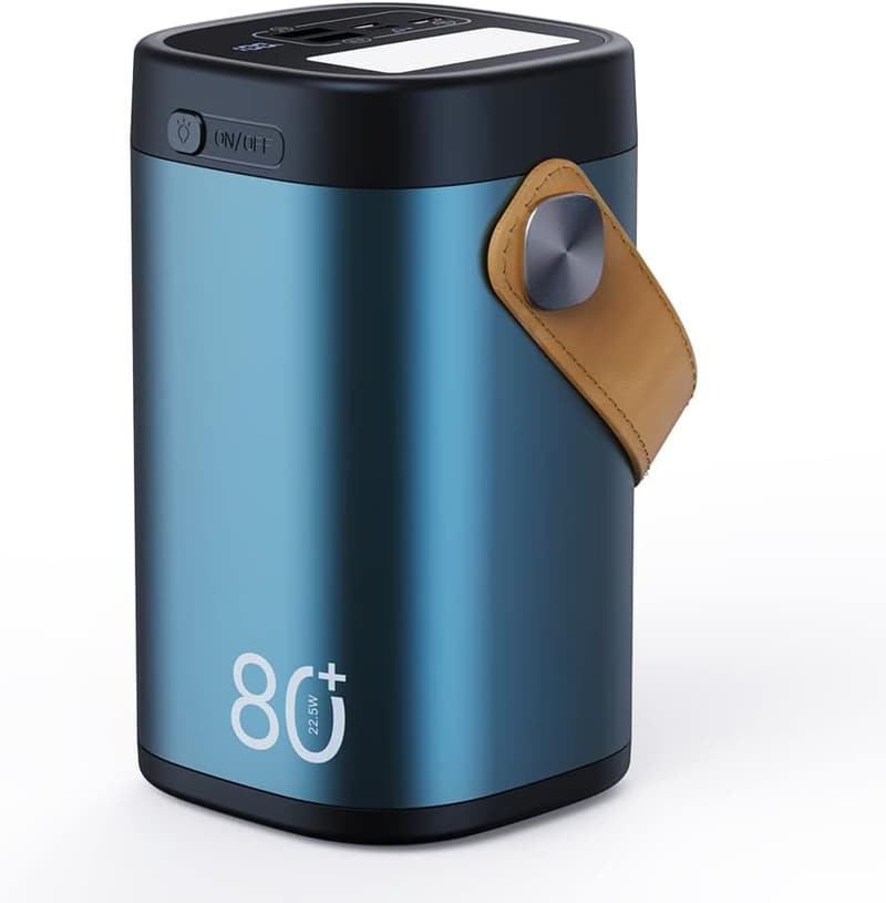災害時対応モバイルバッテリー 80000mAh 大容量 22.5W急速充電 LEDライト付き 【PSE認証】