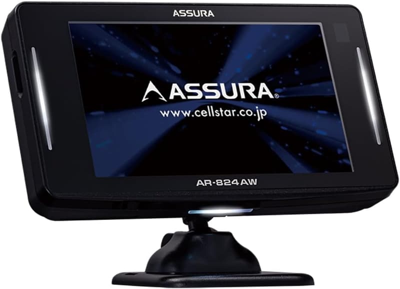 GPSレーダー探知機【セルスター AR-824AW】レーザー光対応・OBDII対応・3.7インチ・日本製・3年保証