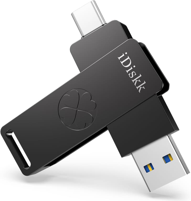 iPhone・iPad対応 512GB 超高速外付けSSD USB3.2 Gen2 最大読取り速度1000MB/s