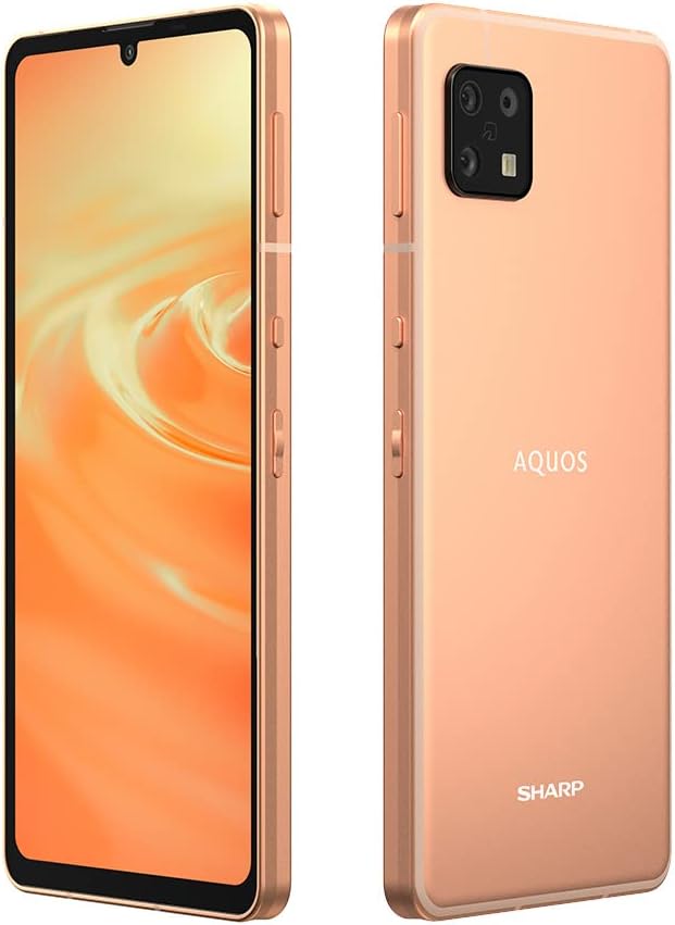 SHARP SIMフリースマホ AQUOS sense6 eSIM対応 ライトカッパー