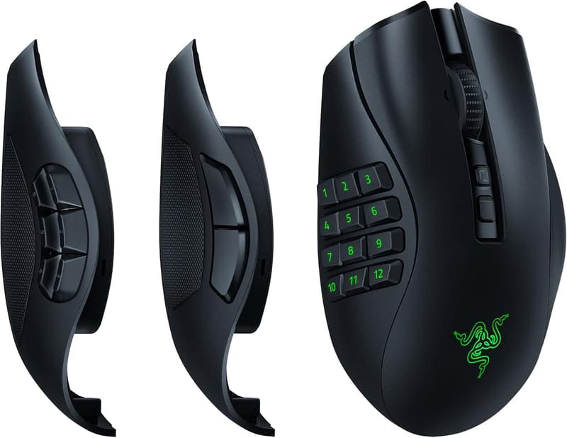 Razer Naga V2 Pro ゲーミングマウス ワイヤレス 最大19ボタン カスタマイズ可能 HyperSpeed Wireless【日本正規代理店保証】