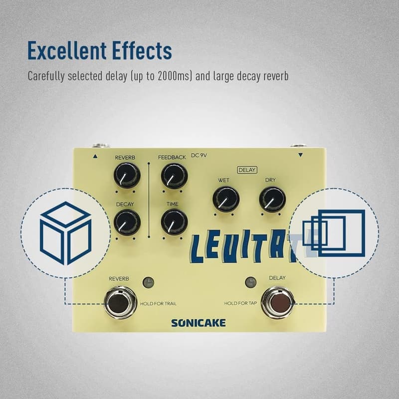ディレイ＆リバーブエフェクター「Levitate」 - SONICAKE