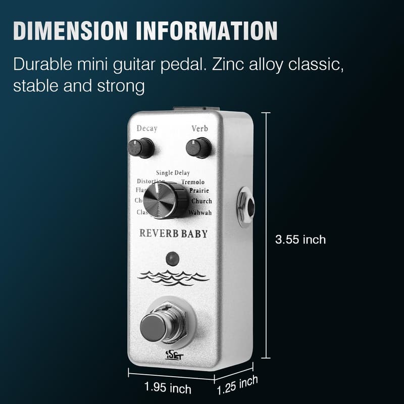 アナログギターエフェクター「Reverb Plus」