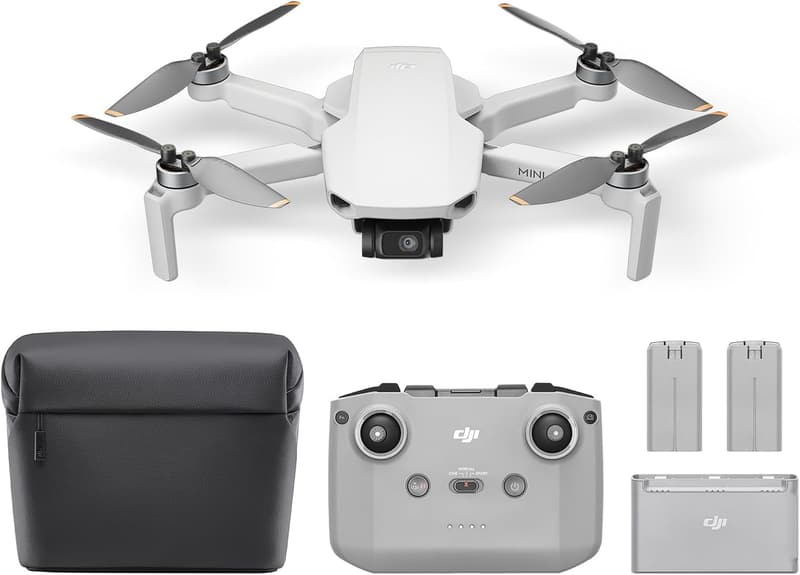 DJI Mini 4Kドローン カメラ付き フライモアコンボ 249g未満 3軸ジンバル バッテリー×3