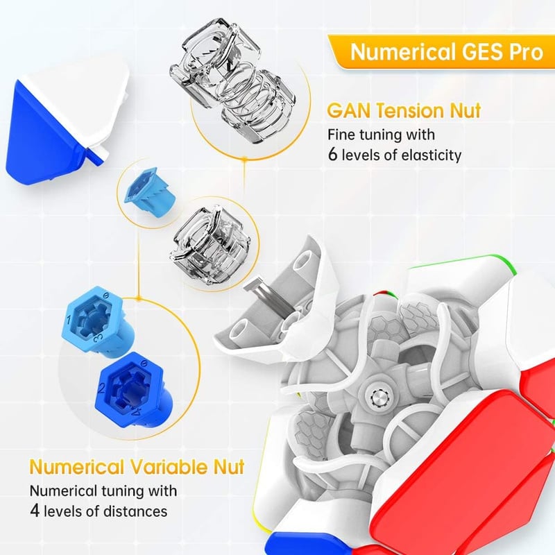 競技用 GAN スキューブ 磁石 8個入り (スタンダードタイプ)