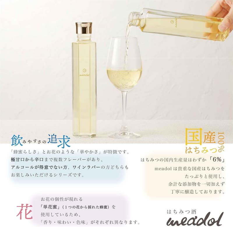 誕生日ギフト アカシアハニーワイン 300ml 甘口 10% 木箱入り