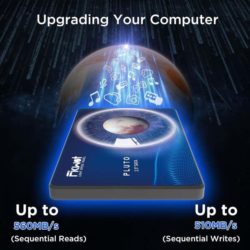 Fikwot 256GB SSD 2.5インチ SATA3.0対応 最大読込550MB/s ノートPC/PS4対応