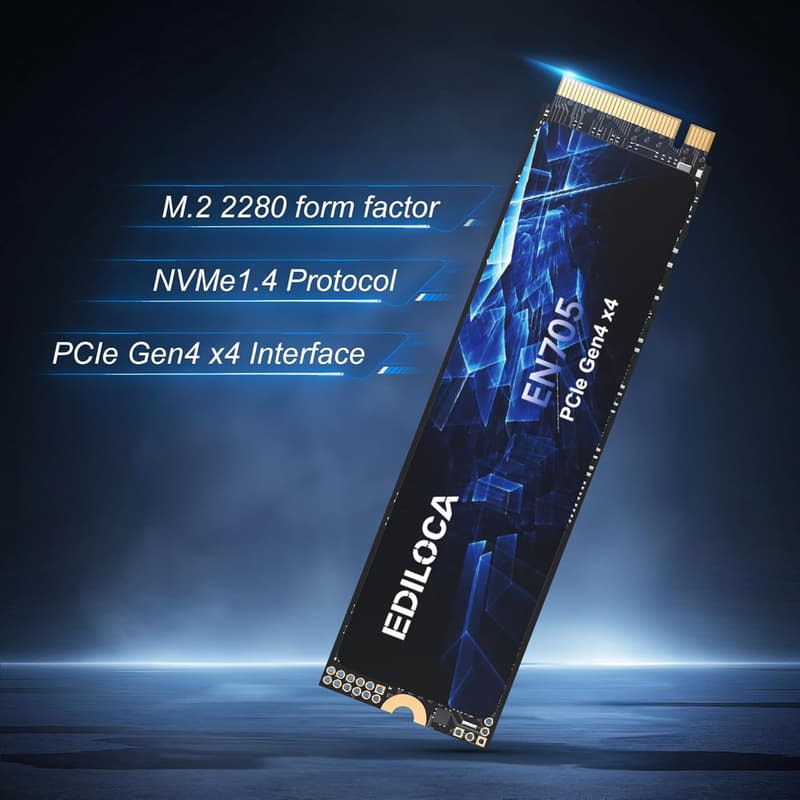PS5対応 1TB PCIe Gen4 NVMe M.2 内蔵SSD 5000MB/s読込 4500MB/s書込 5年保証