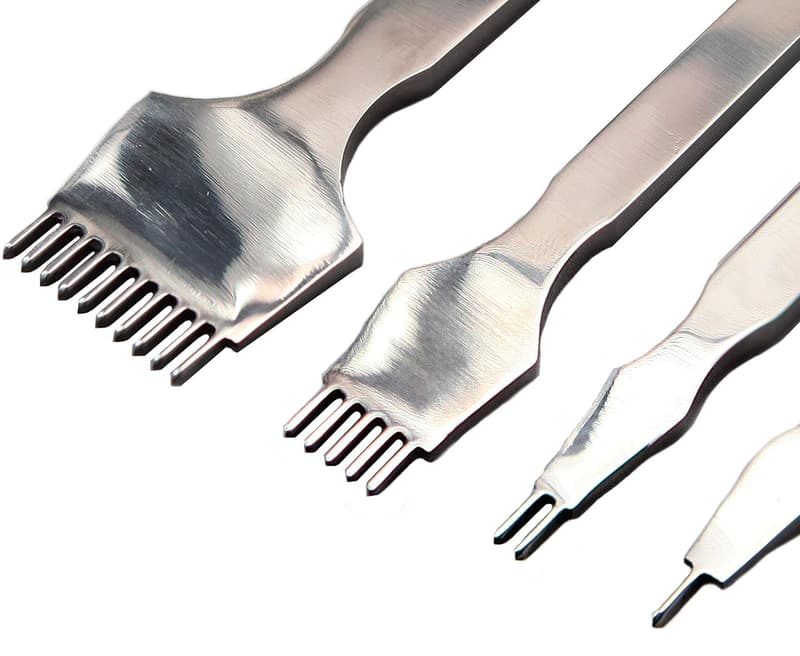 レザークラフト用 Active Island 菱目打ち 4本セット (3.0mm)