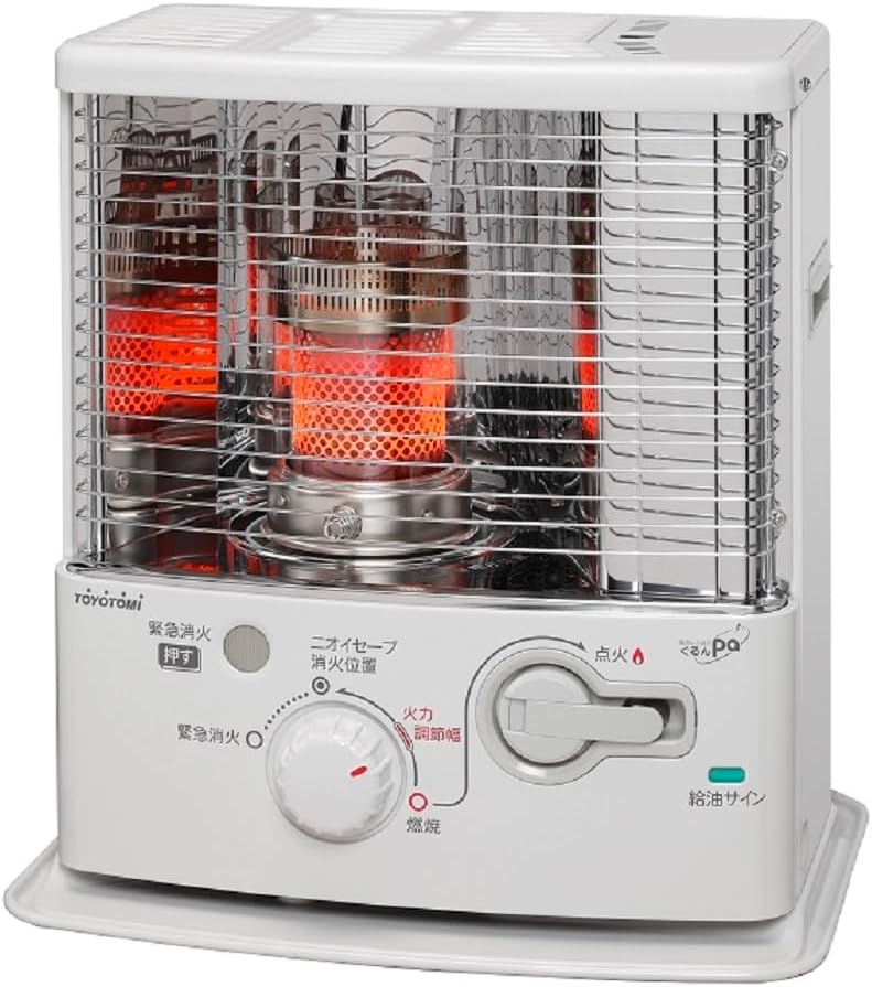 石油ストーブ 日本製 電池レス 木造6畳/コンクリート9畳対応 ホワイト RS-G24N(W)