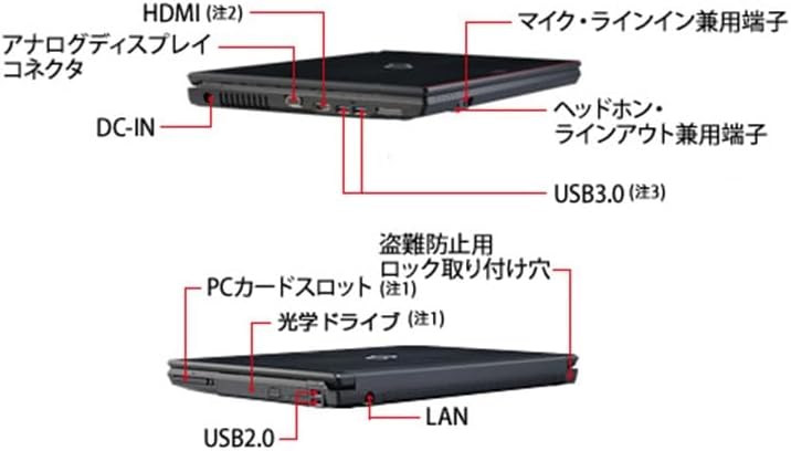 富士通 15.6インチ ノートパソコン A553【整備済品・Windows 11・MS Office 2019搭載・メモリ4GB・SSD 128GB】