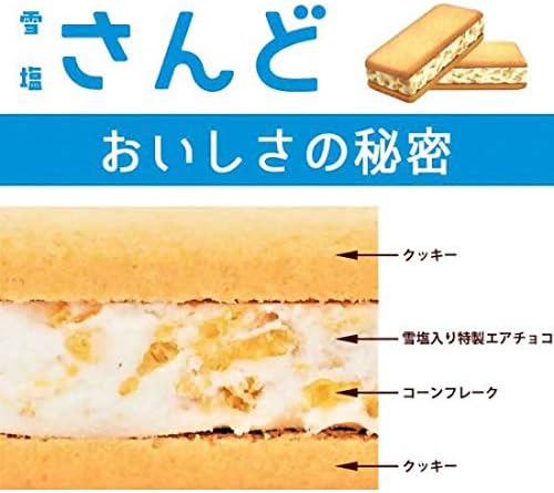 宮古島雪塩サンド 塩ホワイトチョコレート味 (6個入り)