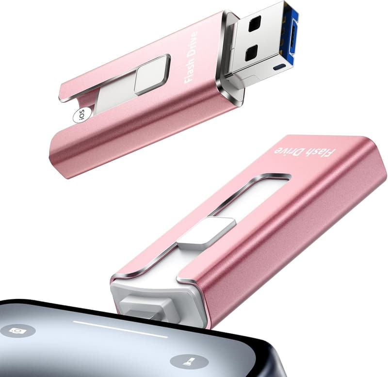 「スマホ写真保存 USBメモリ 大容量 高速データバックアップ iOS/Type-C/Micro USB対応」