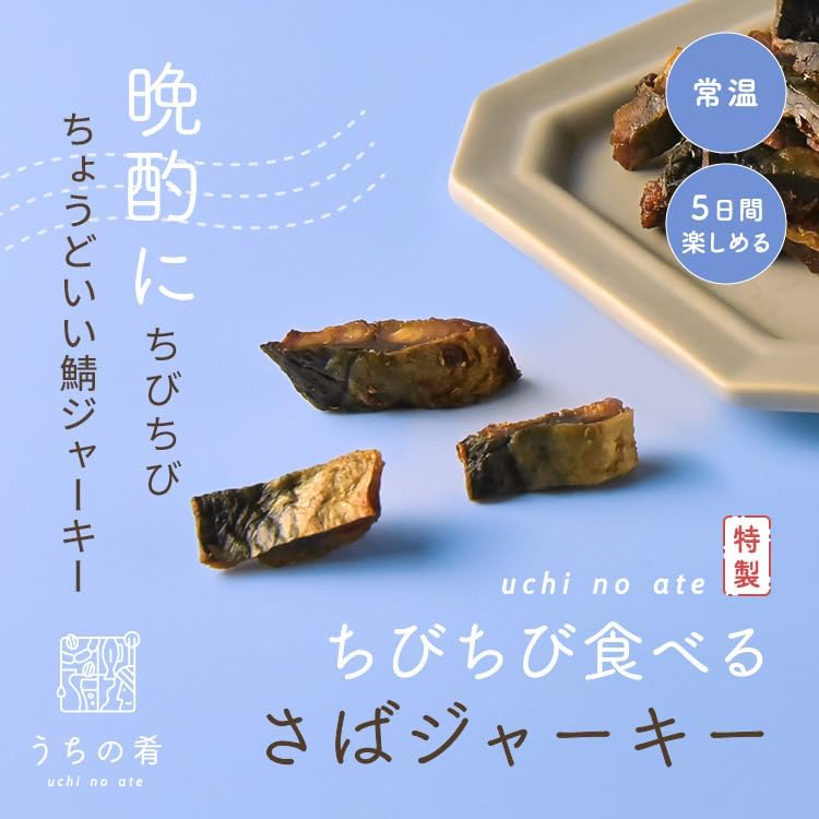 高級さばジャーキー 65g お酒のおつまみ用 海鮮 snack