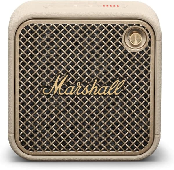 Marshall ワイヤレス防水ポータブルスピーカー Willen II クリーム 17時間再生/IP67対応