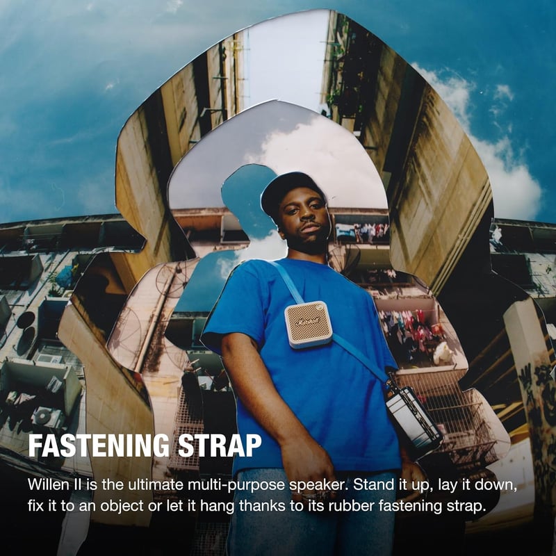 Marshall ワイヤレス防水ポータブルスピーカー Willen II クリーム 17時間再生/IP67対応