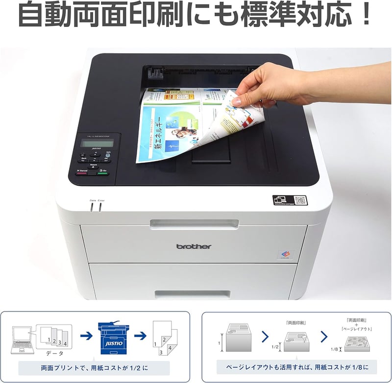 ブラザー工業 A4カラーレーザープリンター HL-L3230CDW 両面印刷 24PPM 有線・無線LAN対応