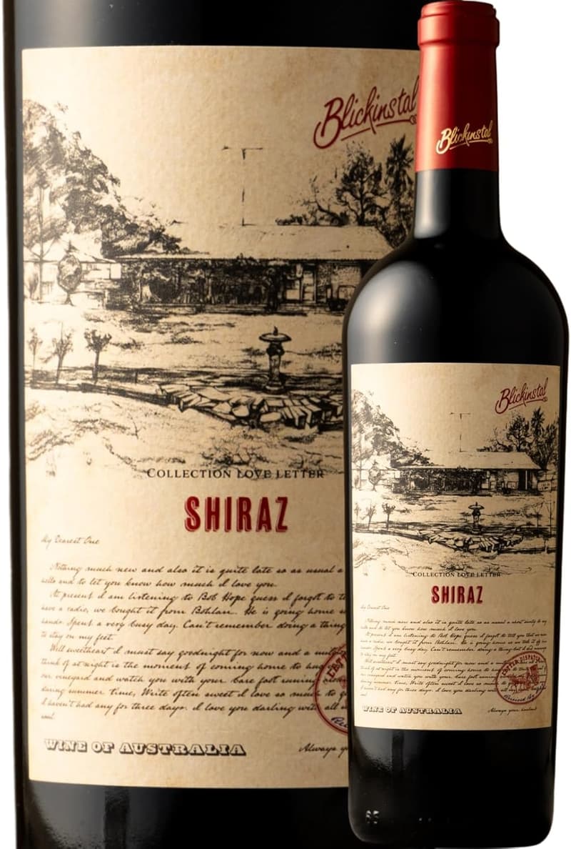 父の日・誕生日向けオーストラリア産赤ワイン「ブリッキンスタル ラブレター シラーズ」750ml 辛口・ミディアムボディ