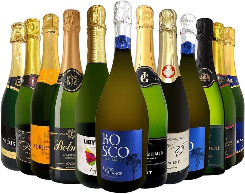 辛口スパークリングワイン12本セット 飲み比べ フランス・スペイン・イタリア産【常温便】
