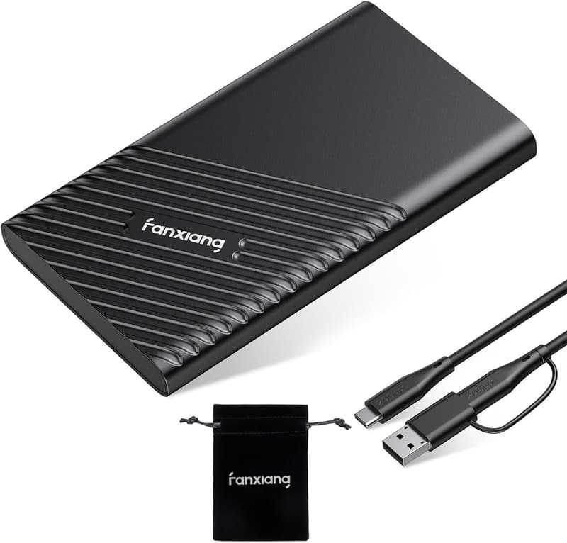 外付け1TB SSD 【PS4/PS5対応】ポータブル・防滴防塵・耐衝撃・USB Type-C【最大読込2,050MB/s】アルミ筐体・5年保証