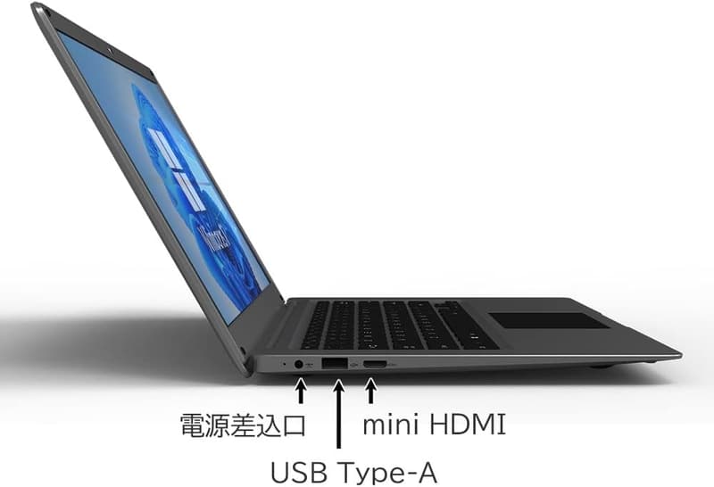 超軽量14.1インチノートパソコンWindows 11搭載・SSD 128GB・メモリ4GB