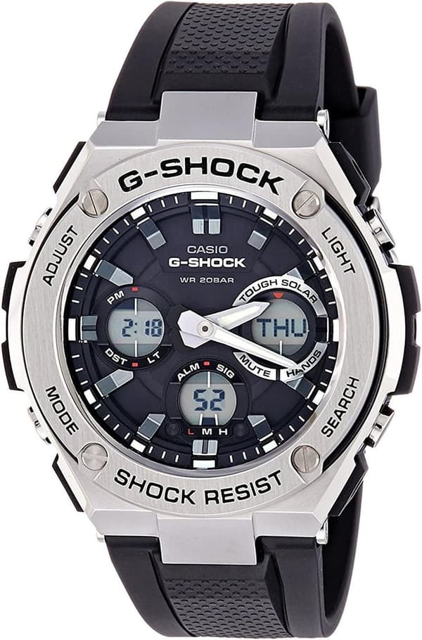 ソーラーG-SHOCK G-STEELアナログ・デジタル腕時計 メンズ