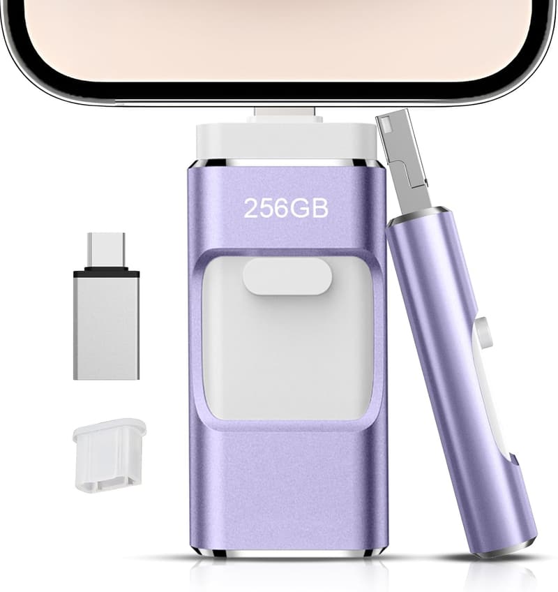 256GB USBメモリ 4in1 スマホ・PC両対応 写真保存用
