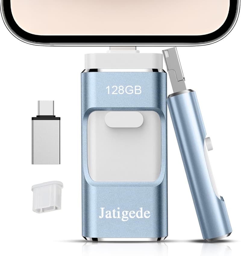 USBメモリ 写真保存 直接移行対応 4in1 フラッシュドライブ スマホ・パソコン共用