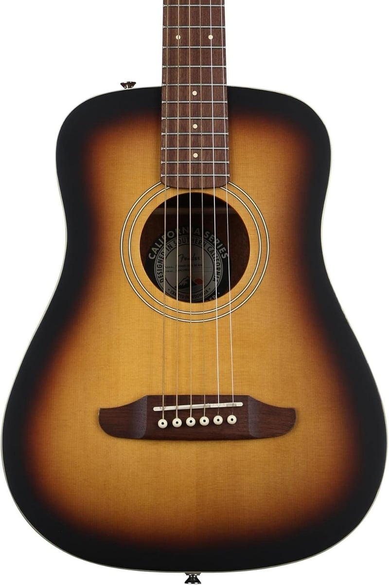 Fender Redondo Mini アコースティックギター (サンバースト、ソフトケース付)