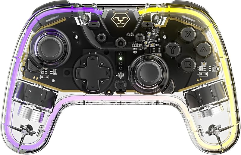 ワイヤレスSwitch Proコントローラー【背面ボタン・マクロ機能・HD振動対応】