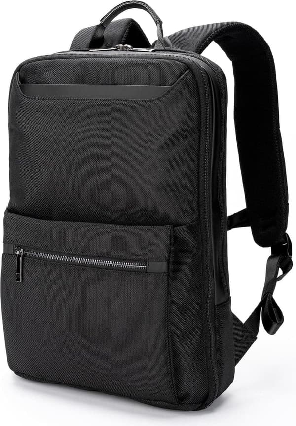 ビジネス向け撥水薄型リュック 15.6インチPC収納可 メンズ용 ExPack