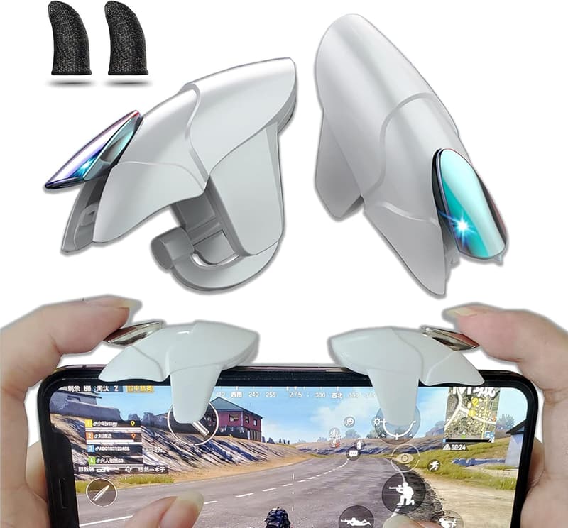荒野行動・PUBG Mobile用 高感度スマホゲームコントローラー【2個パック】