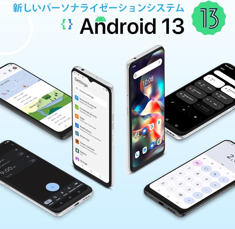 UMIDIGI F3 Pro 5G SIMフリースマートフォン 14GB/256GB 48MPカメラ 6000mAhバッテリー 日本語ガイド付き