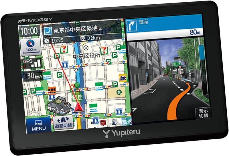 ユピテル ポータブルカーナビ 5インチ ワンセグ オービス情報 逆走警告 2021年春版