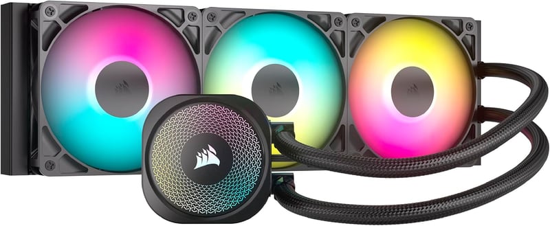 水冷式CPUクーラー ブラック CORSAIR NAUTILUS 360 RS ARGBファン付き