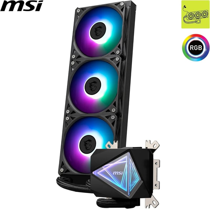 MSI MAG CORELIQUID I360 360mm CPUクーラー（ブラック）