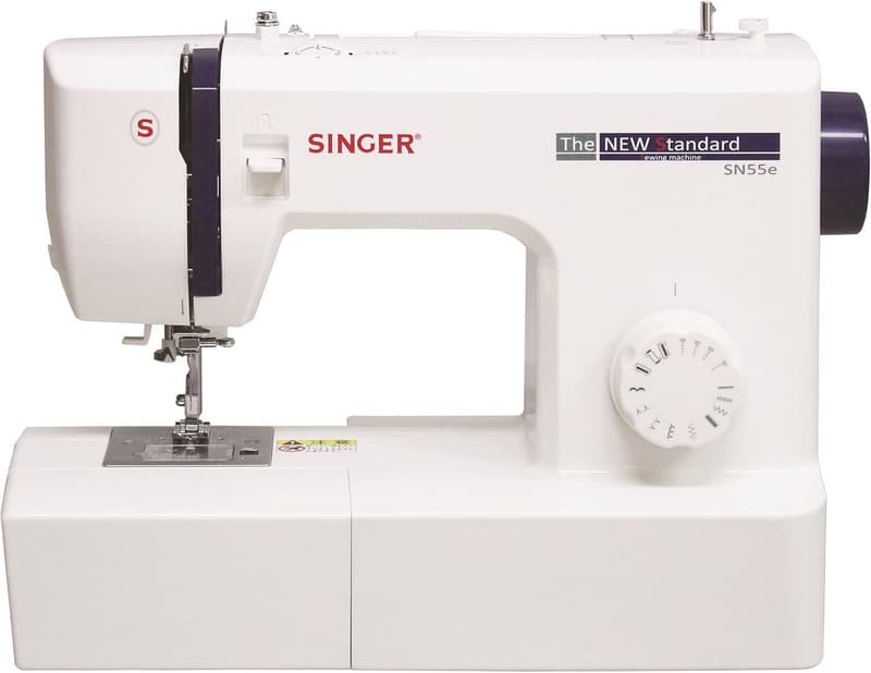 シンガー 電動ミシン フットコントローラー付き SN55e ホワイト