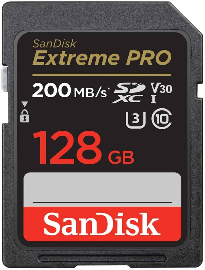 128GB SDXCカード Class10 UHS-I V30 SanDisk Extreme PRO
