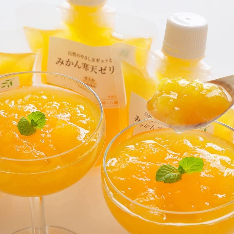 みかん寒天ゼリー（ゲル化剤・ph調整剤不使用）170g×12本