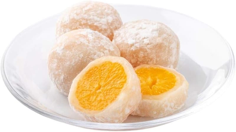 国産みかんと白餡の手作り大福（4個入） - 高級和菓子、母の日ギフトに最適