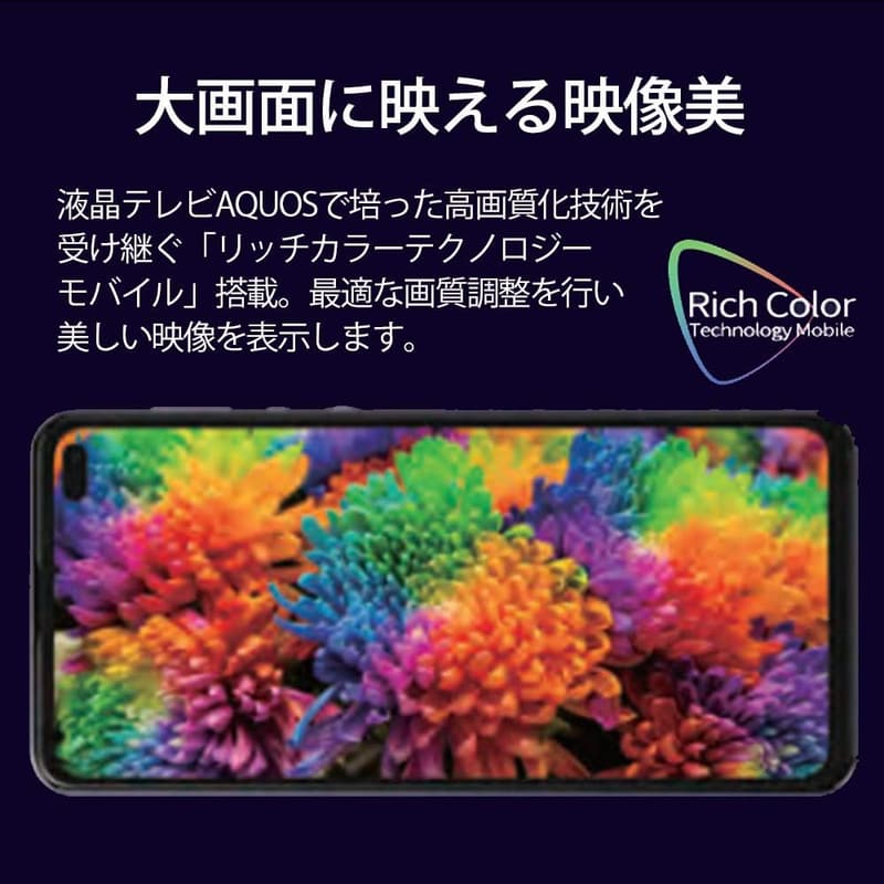SIMフリースマホ SHARP AQUOS sense4 plus ブラック