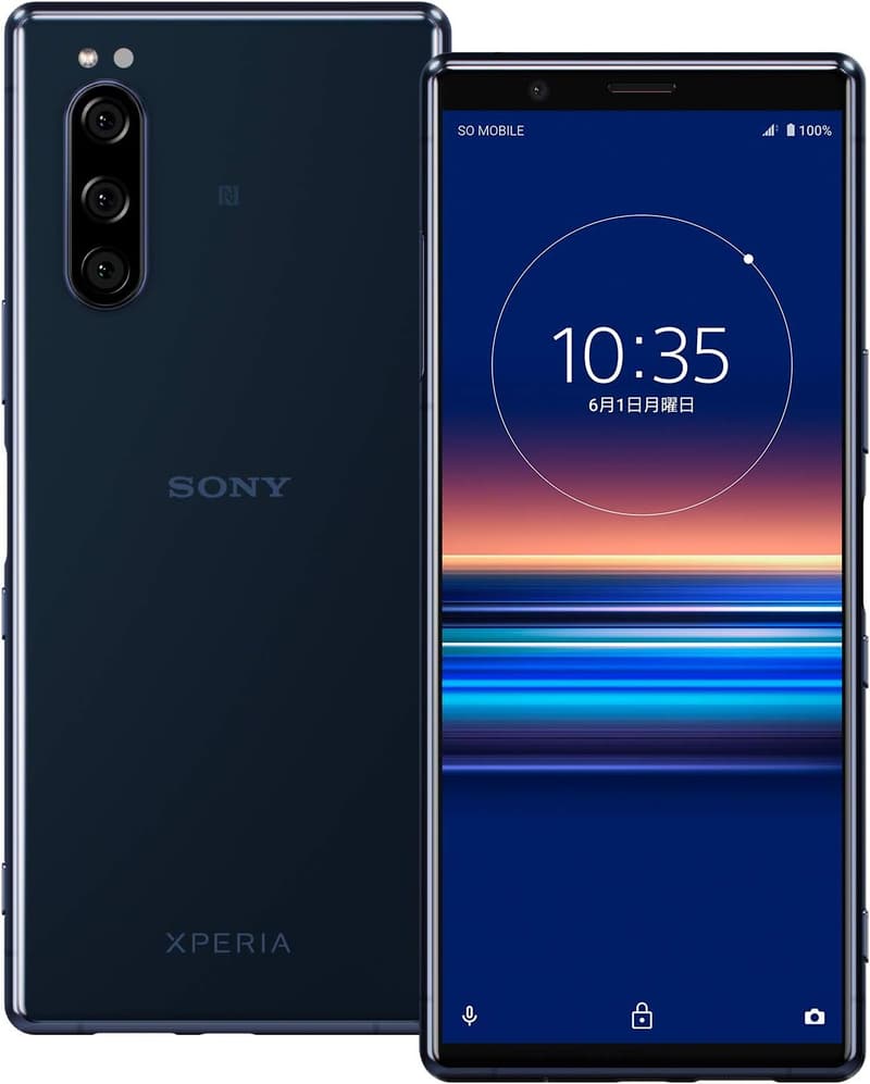 Sony Xperia 5 SIMフリー スマートフォン ブルー 日本正規代理店品