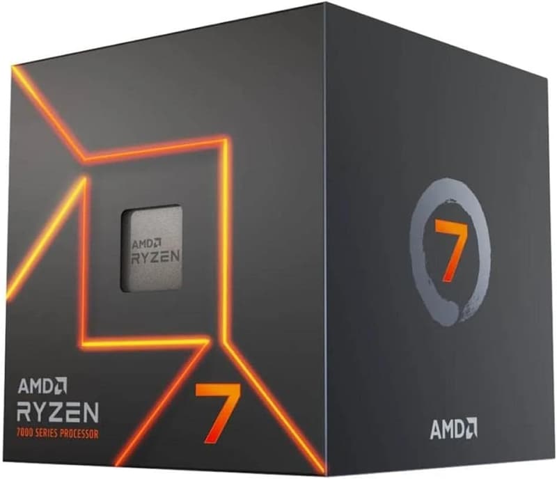 Ryzen 7 7700 8コア/16スレッド CPU (Wraith Prismクーラー付き) 65W 正規代理店品