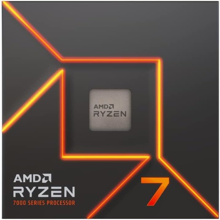 Ryzen 7 7700 8コア/16スレッド CPU (Wraith Prismクーラー付き) 65W 正規代理店品