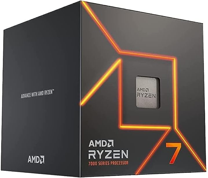 Ryzen 7 7700 8コア/16スレッド CPU (Wraith Prismクーラー付き) 65W 正規代理店品