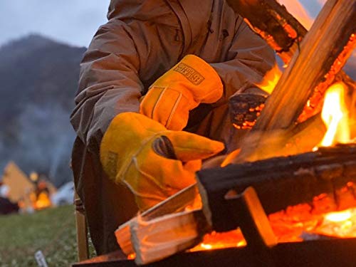 牛床革手袋 EXTRAGUARD TAKIBI 5本指