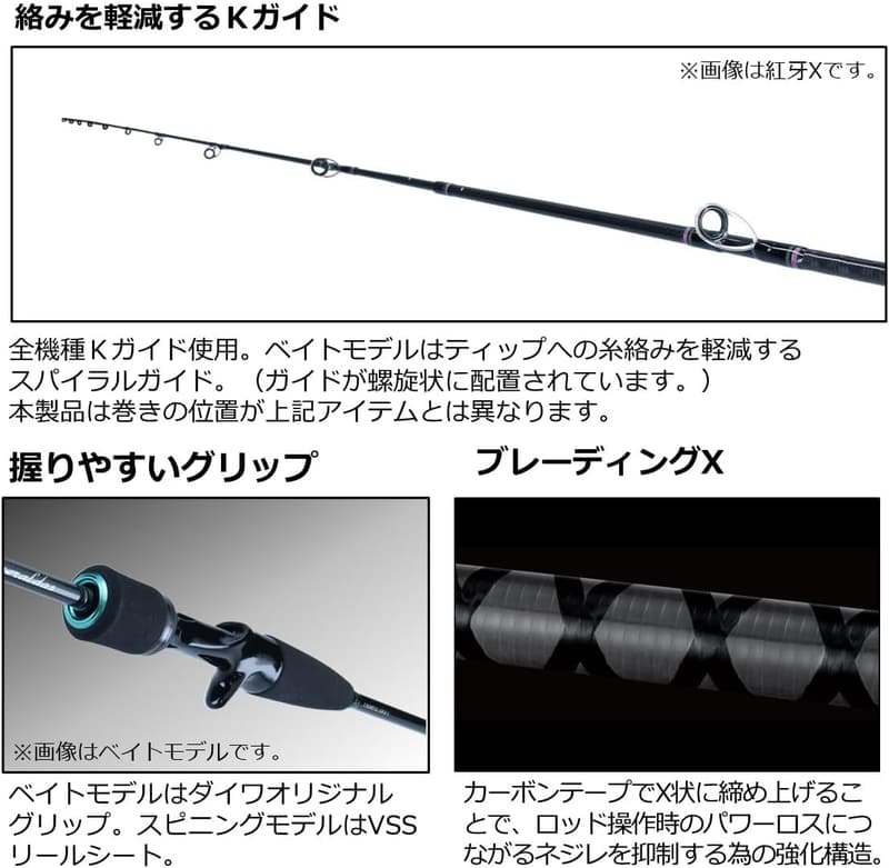 エメラルダス X IM イカメタルロッド スパイラルガイド仕様