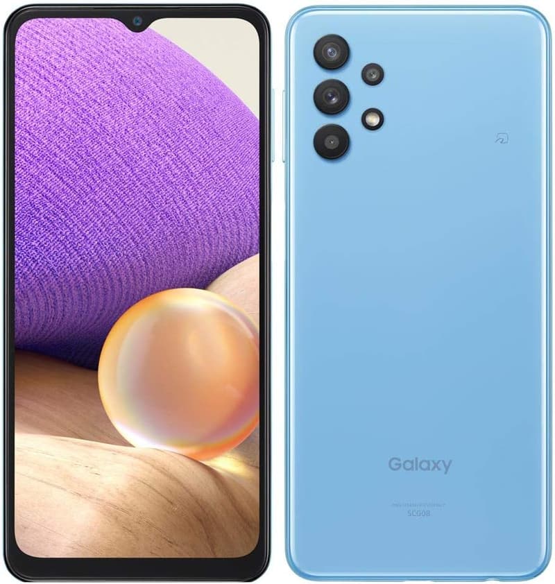 SIMフリー Galaxy A32 5G SCG08 オーサムブルー スマートフォン