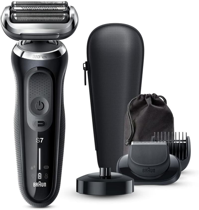 BRAUN メンズシェーバー シリーズ7 71-N4500CS-V 3枚刃 電動シェーバー ブラック