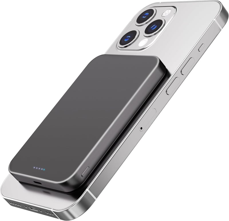 業界初のチタン製モバイルバッテリー 10000mAh マグセーフ対応 20W急速充電 軽量 コンパクト PSE認証済み
